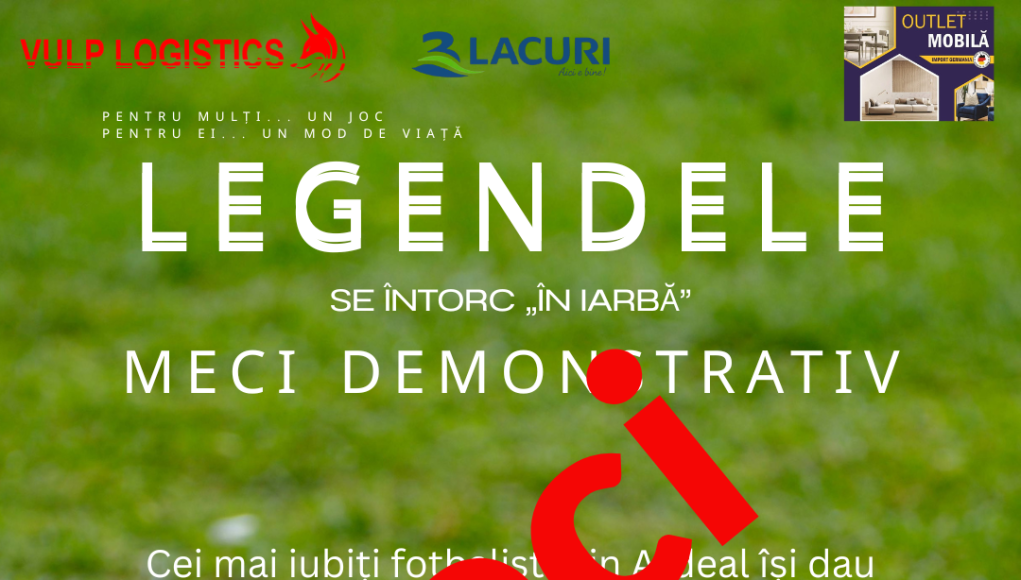 Meciul legendelor programat pe 22 august la Câmpia Turzii a fost amânat din cauza unor situații neprevăzute.