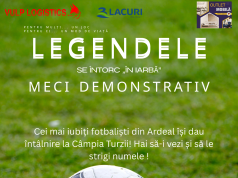 Legendele fotbalului revin pe teren la Câmpia Turzii Legendele fotbalului din Câmpia Turzii și U Cluj revin pe teren pe 22 august, la Complexul 3 Lacuri, într-un meci demonstrativ.